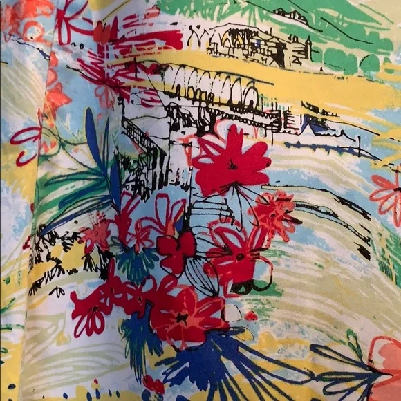 EUC multi-colored A-line versatile skirt - Picture 2 of 3